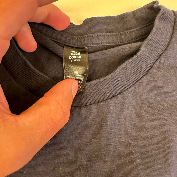 Staple Dark Blue Tee with Yellow Graphic - Picture 3 of 4